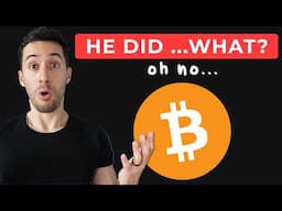 I can't believe Trump is doing this to Crypto
