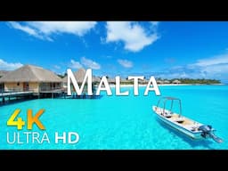 12 HOURS DRONE FILM: " MALTA in 4K " + Relaxation Film 4K ( Beautiful places in the world 4k )