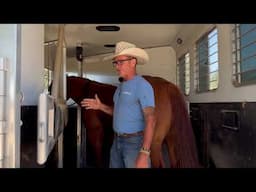 Trailer loading a slant load for the first time, and closing the divider