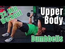 Upper Body Dumbbell Workout - 20 Minute at home workout