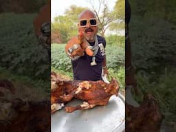प्रभु ने खाया बकरे का कपूरा….👑❤️🍗 #chickenlegpiece #archana #mukbang #indianfood #foodie #shorts