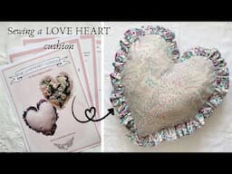 How To Sew A Love Heart Cushion ~ Step by Step Sewing Tutorial