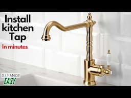 How to install a kitchen tap - IKEA Glittran