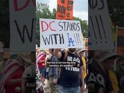 Thousands gather at D.C. protest amid military parade