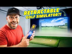 The World’s First RETRACTABLE Home Golf Simulator?
