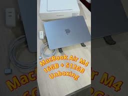 MacBook Air M4 (Sky Blue, 16GB + 512GB) Unboxing - First Sale Unit