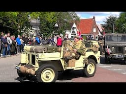 Veel publiek tijdens BevrijdingsTour 2025 in Appingedam.   4K.