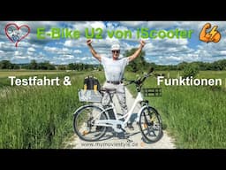 ISCOOTER U2 E-BIKE TEST: ERSTE FAHRT & ERFAHRUNGSBERICHT 🚴‍♂️⚡