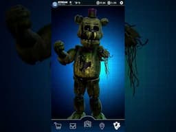 Phantom Fredbear FNAF AR Workshop Animation