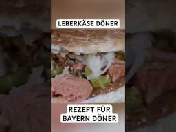 Leberkäse Döner - Rezept für Bayern Döner #leberkäse #döner #shorts