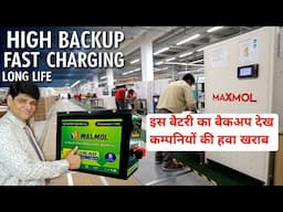 MAXMOL Lithium Battery Backup | LiFePo4 Battery | Lithium Battery For Inverter | lithium battery