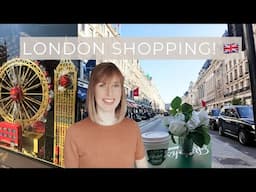 LONDON SHOPPING VLOG 🇬🇧 Luxury & High Street ✨ Bond Street, Oxford Street, Regent Street & Coffee 4K