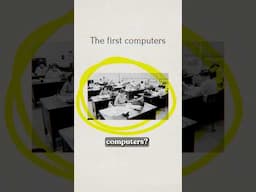 The first computers were humans?!
