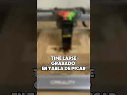 TIME LAPSE GRABADO TABLA DE PICAR #carpinteria #grabadora #wood #diy #madera