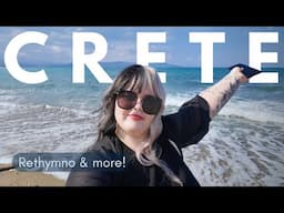 Exploring Crete on my last weekend in Greece! | Rethymno vlog