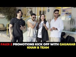 Gauahar Khan, Vicky Jain, Zaid Darbar & Pavneet Singh Promote Upcoming Film ‘Fauji 2’