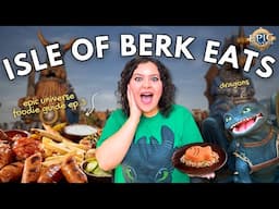 I ate EVERYTHING at Epic Universe’s How to Train Your Dragon - Isle of Berk