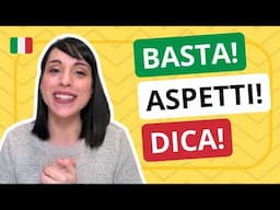 ESSENTIAL Italian COMMANDS You Need to Know for Traveling in Italy