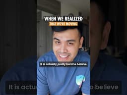 When We Realized that We're Moving