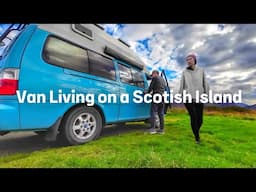 Winter Snow has Started Falling on the Isle of Skye - Vanlife in Scotland