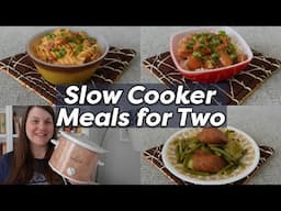 Slow Cooker Meals for Two - Easy Slow Cooker Dinners!