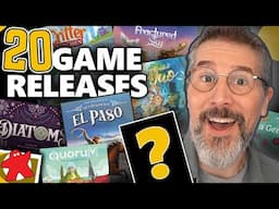 Over 20 Top Board Game Releases & Restocks - This month's Board Game Buyer's Guide!