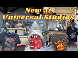 NEW at Universal Studios - JAWS 50th Year Anniversary Celebration, HHN NEW Merch Reveal, & More