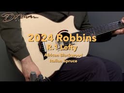 Dream Guitars - 2024 Robbins R.1 Lefty, African Blackwood & Italian Spruce #guitardemo #lefthanded