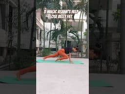 3 Magic Asanas for Belly Fat #motivation #yogateacher #womanpower #bodhischoolofyoga