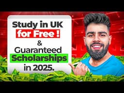 TOP Scholarships of UK in 2025🇬🇧- For Good, Average & Topper Students | Study for FREE in The UK🇬🇧