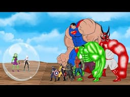 All Superheroes Transformations: Rescue SHE HULK & SHE SPIDERMAN | Super Heroes Movies Animation