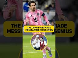 The Coach Who Made Messi a Free Kick Genius 🧠 #fcbarcelona #leomessi