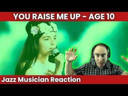 A Monument in Angelina Jordan's Career!  Jazz Musician Reacts to 'You Raise Me Up' | Age 10