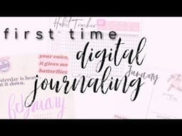 First Time EVER: Digital Bullet Journaling!?