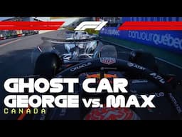 Russell And Verstappen's Battle For Pole! Ghost Car Lap Comparison | 2025 Canadian Grand Prix
