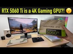 RTX 5060 Ti 16GB vs Modern Games at 4K [Ray Tracing, DLSS, Frame Gen]