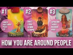 How You Are Around People And How They Perceive It🤔😋🙂‍↔️- Pick a Card Tarot Reading