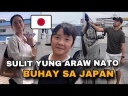 PAGOD PERO SULIT YUNG ARAW NA TO | FIlipino Japanese Family  | Life in Japan
