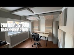 Home Studio with PRO Acoustics! Building an INSPIRING space!