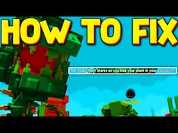 How To FIX "The Angry Plant Stares As You Hide Your Plant In Your Backpack..." in GROW A GARDEN!