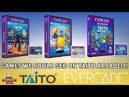 Games We Could See On Taito Arcade 3 On Evercade!
