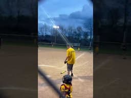 My 7 year old Jax showing his wheels tonight. Love watching my boys play! #baseball #speed #fast