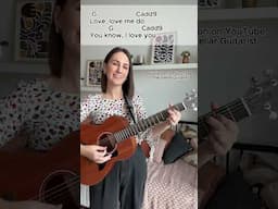 Love Me Do - Short, Sweet and Simple Guitar Lesson #learnguitar #thestellarguitarist