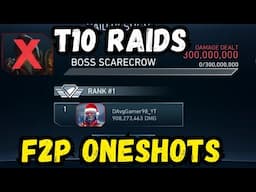 T10 raids ONESHOTS without Raven and Paid Artifacts in Injustice 2 Mobile 6.4.1 #injustice2mobile