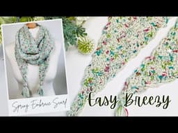 How to Crochet a Herringbone Stitch Scarf for Spring