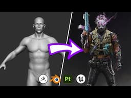 Live 3D Sculpting - Creating a Game Ready Character