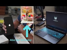 Unboxing week | iPhone 14 pro and Predator Helios 300 || HBD Dhruthi :)