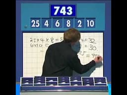 Dr Tom Crawford on Countdown - Hardest Numbers from Week 1