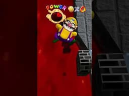HD Wario Burns his Butt #supermario #sm64 #mario #shorts #funny #jokes  #memes #lava #sm64 #wario