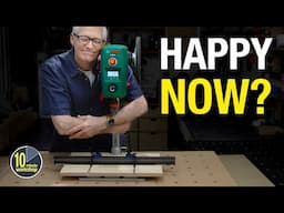 Bosch PBD40 6 months on, new table, new fence [video 608]